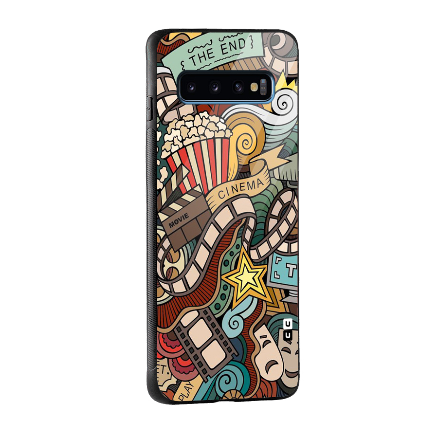 Cinematic Design Glass Back Case for Galaxy S10