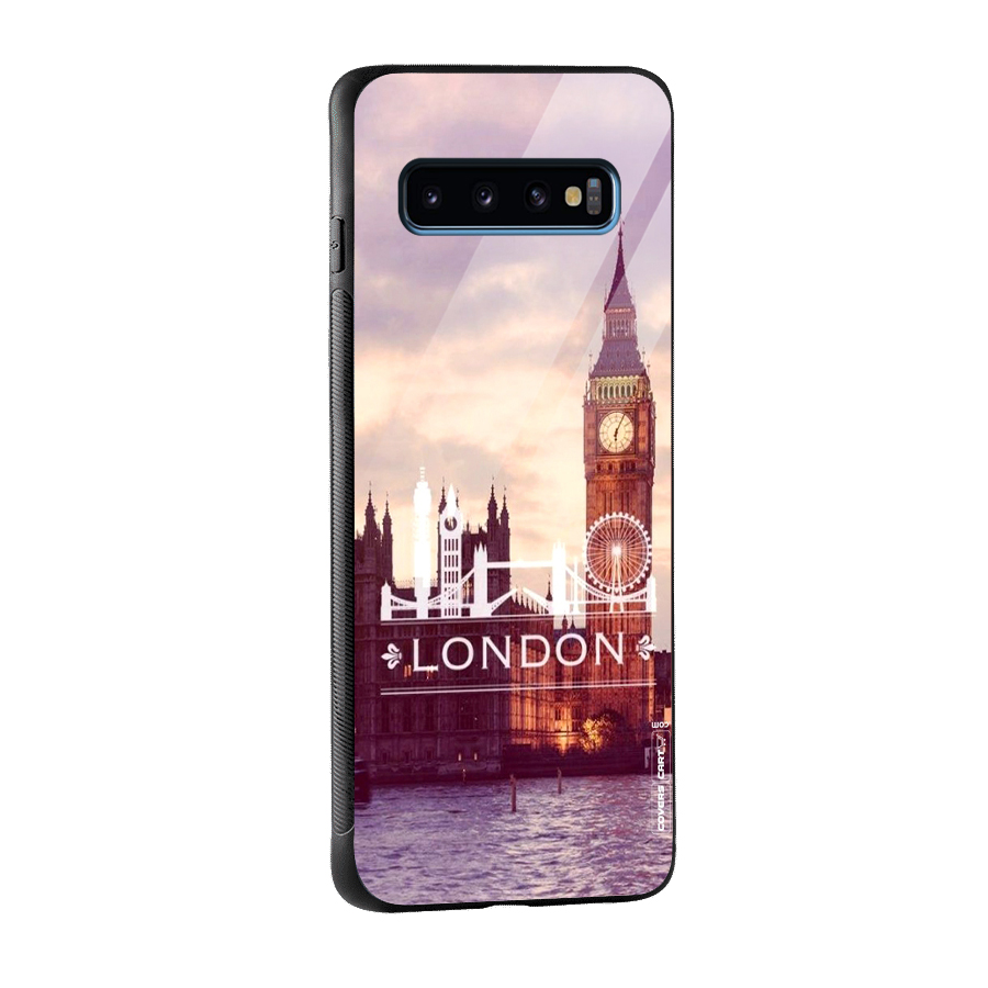 City Tower Glass Back Case for Galaxy S10