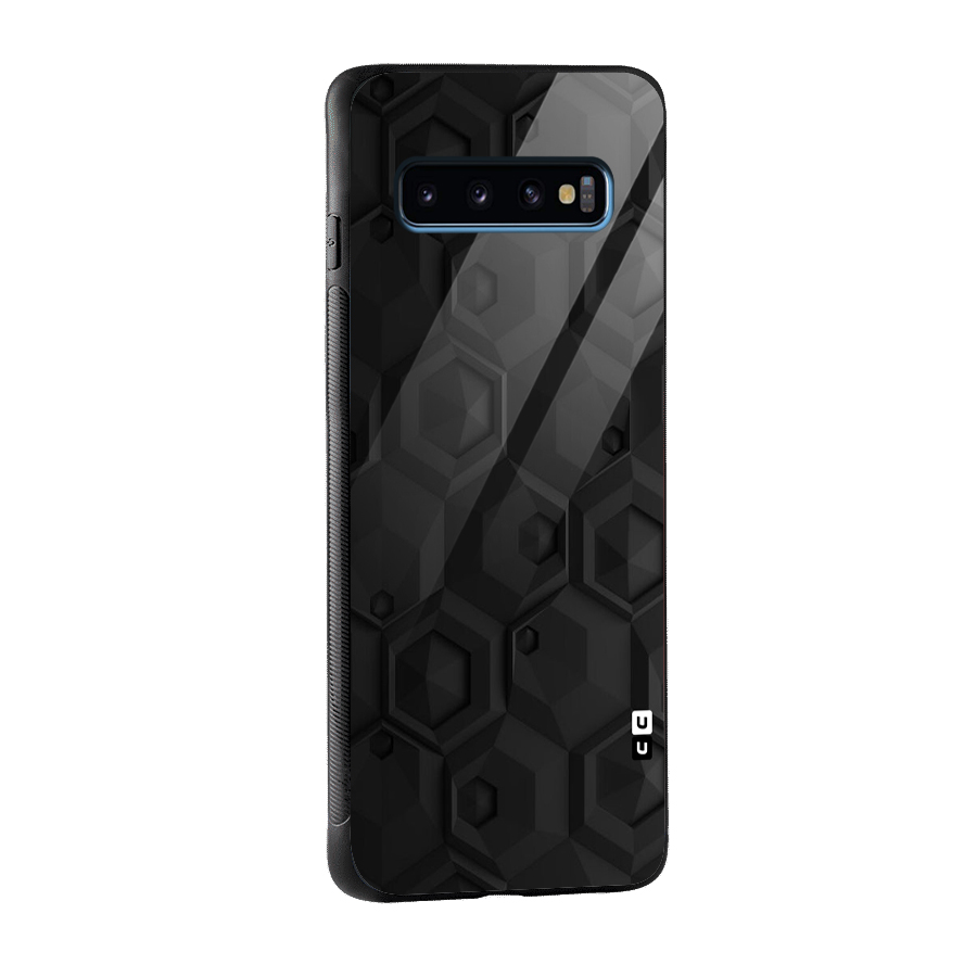Classic Hexa Glass Back Case for Galaxy S10