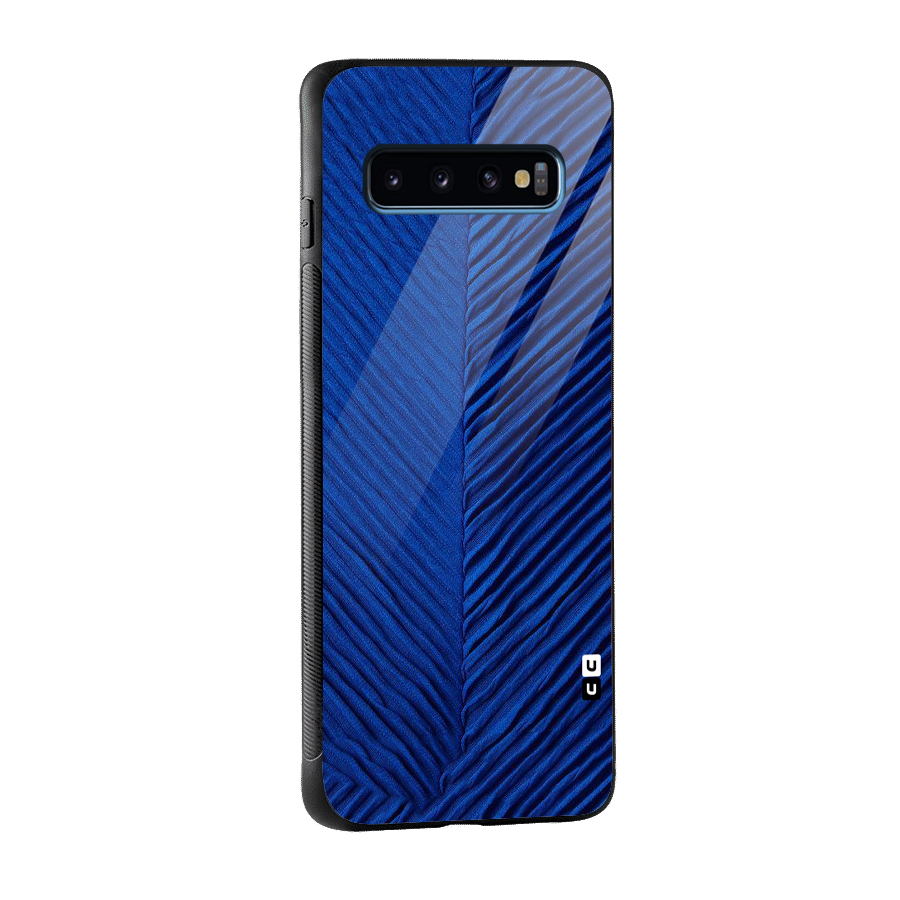 Classy Blues Glass Back Case for Galaxy S10
