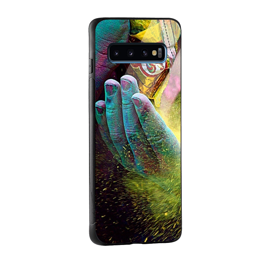 Colours Glass Back Case for Galaxy S10