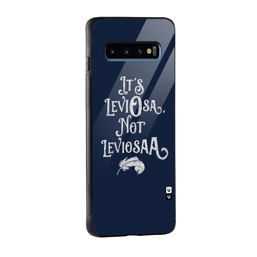 Correction Feather Glass Back Case for Galaxy S10