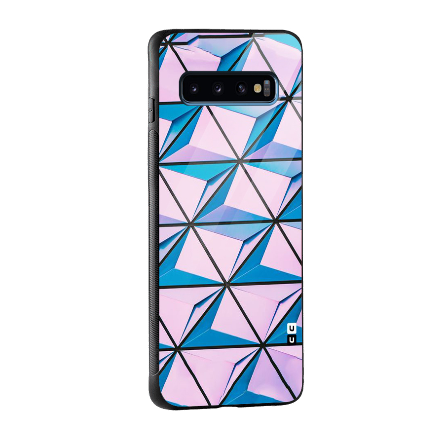 Crystal Abstract Glass Back Case for Galaxy S10