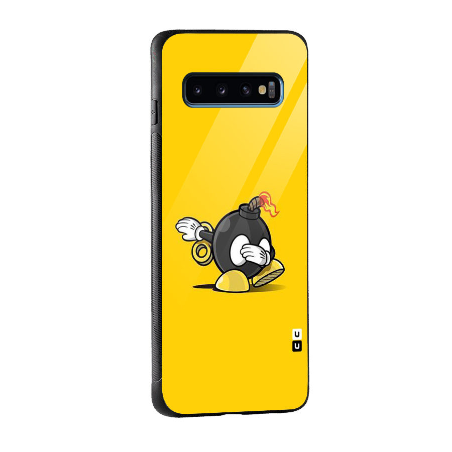 Dab Bomb Glass Back Case for Galaxy S10