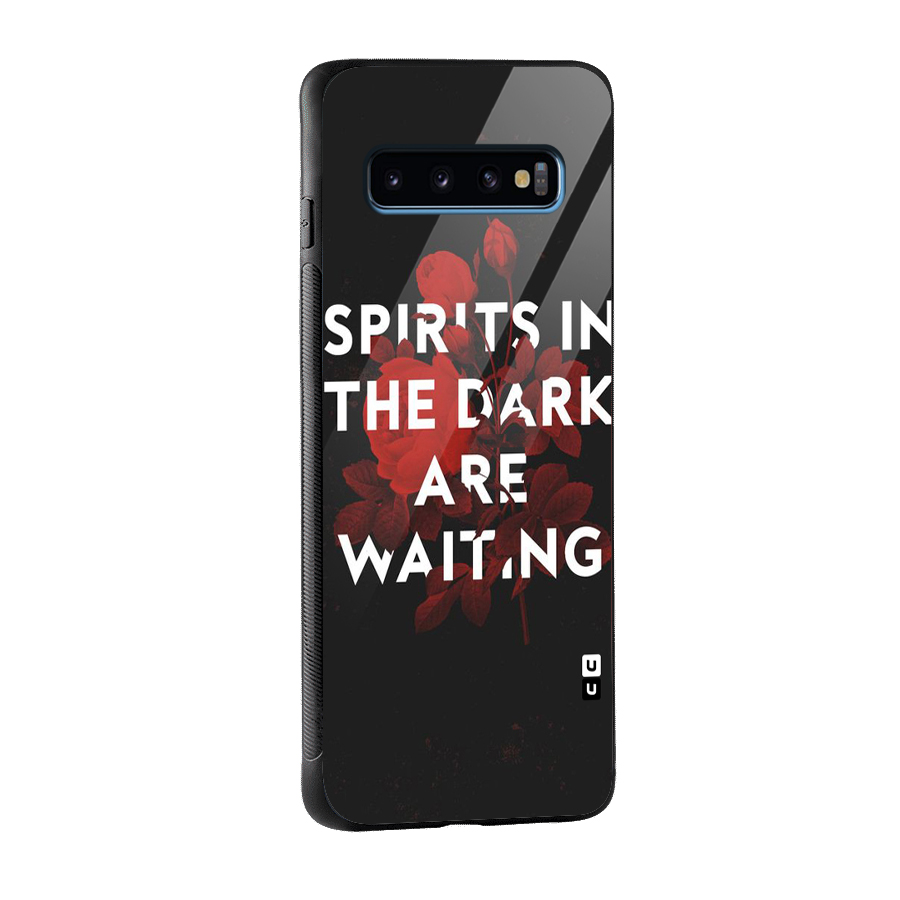 Dark Spirits Glass Back Case for Galaxy S10