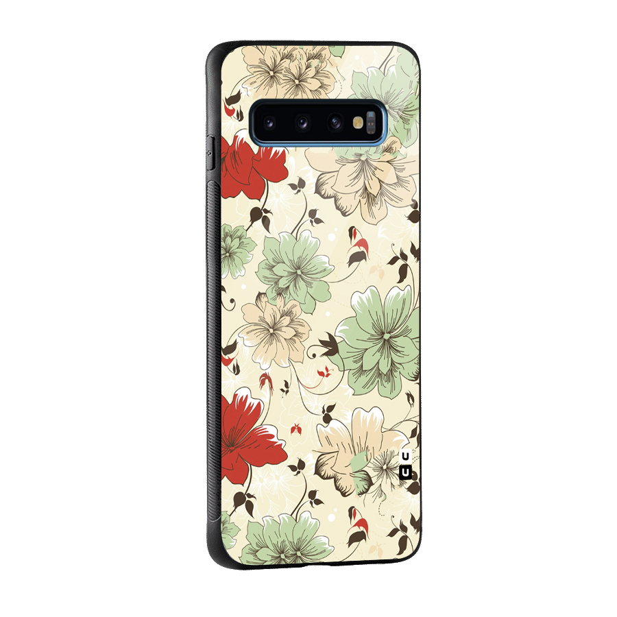 Decent Design Glass Back Case for Galaxy S10
