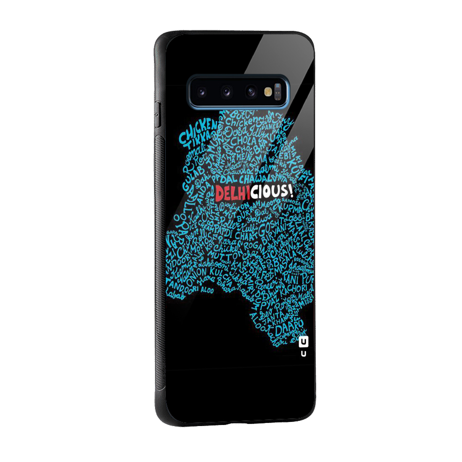 Delhicious Glass Back Case for Galaxy S10