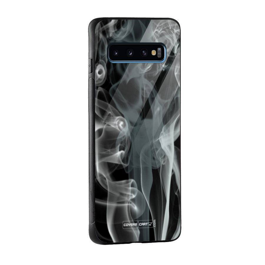 Dense Smoke Glass Back Case for Galaxy S10