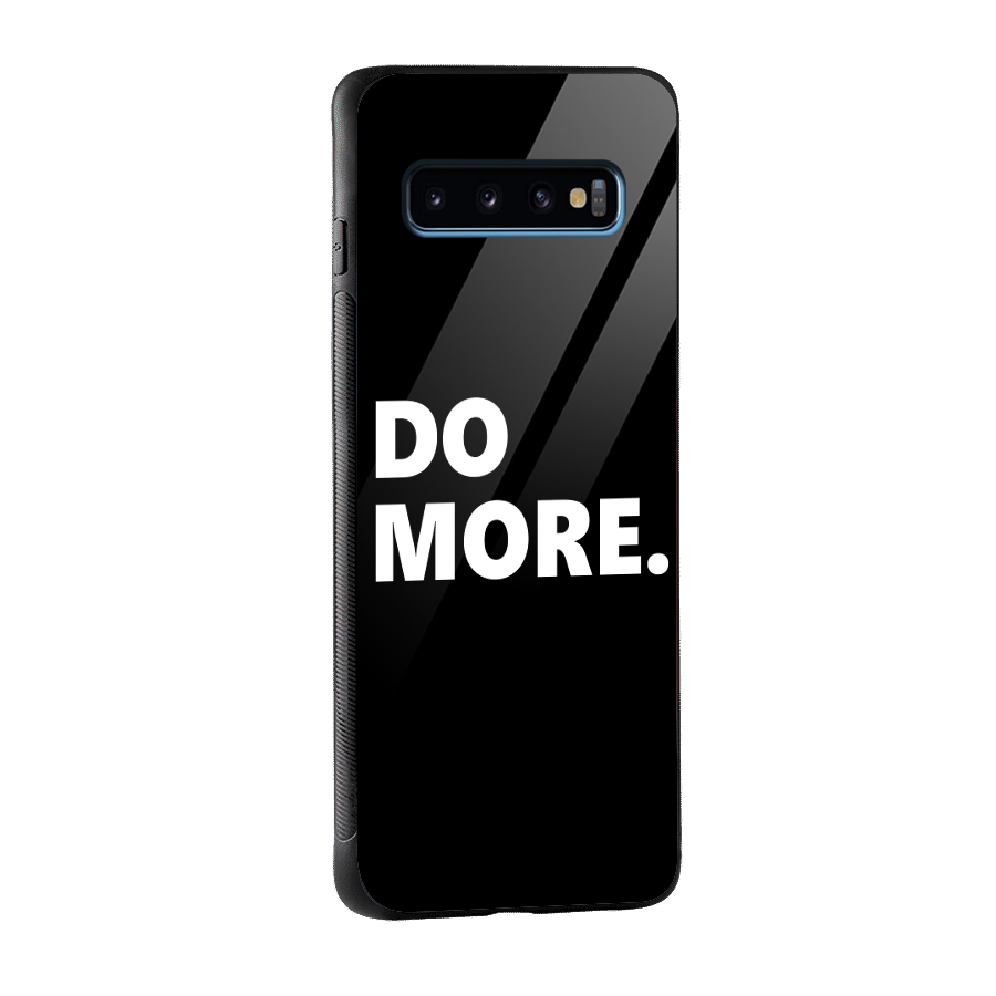 Do More Glass Back Case for Galaxy S10