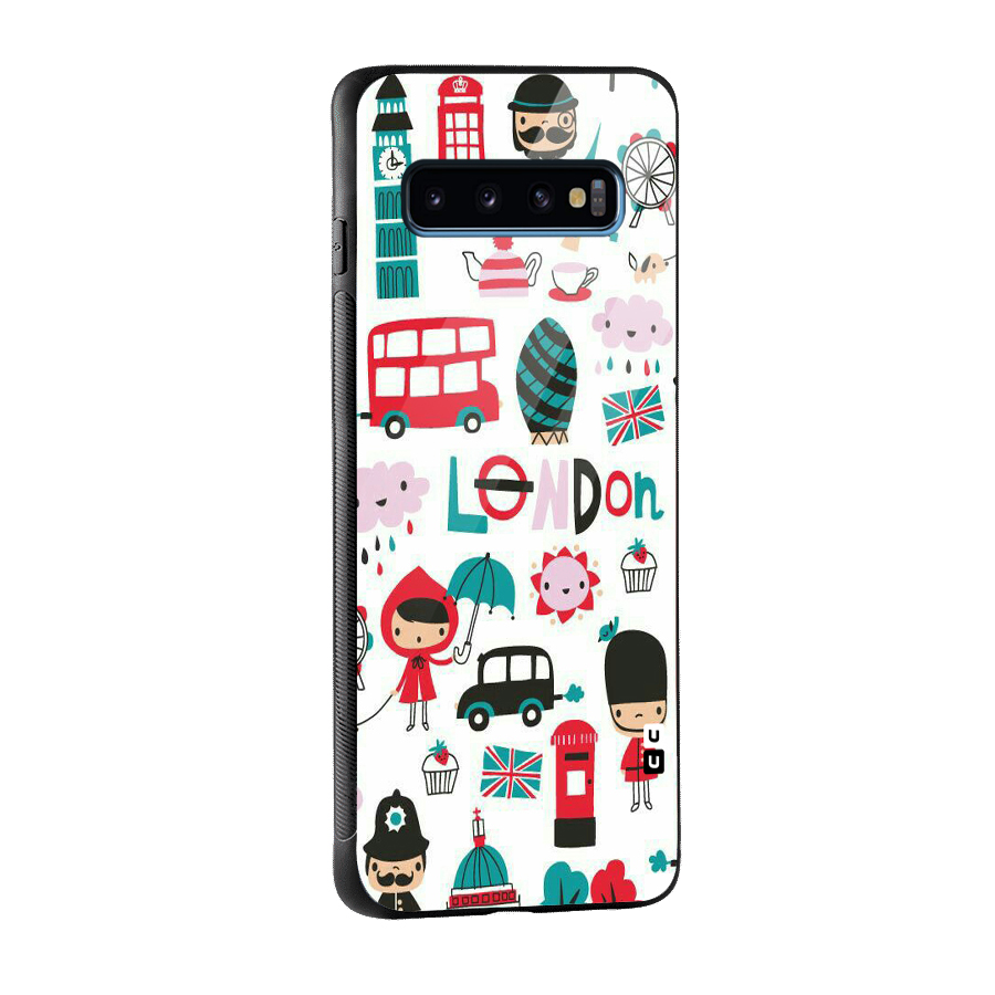 Double Decker Glass Back Case for Galaxy S10