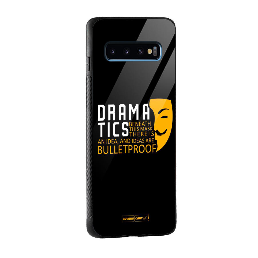 Dramatics Glass Back Case for Galaxy S10