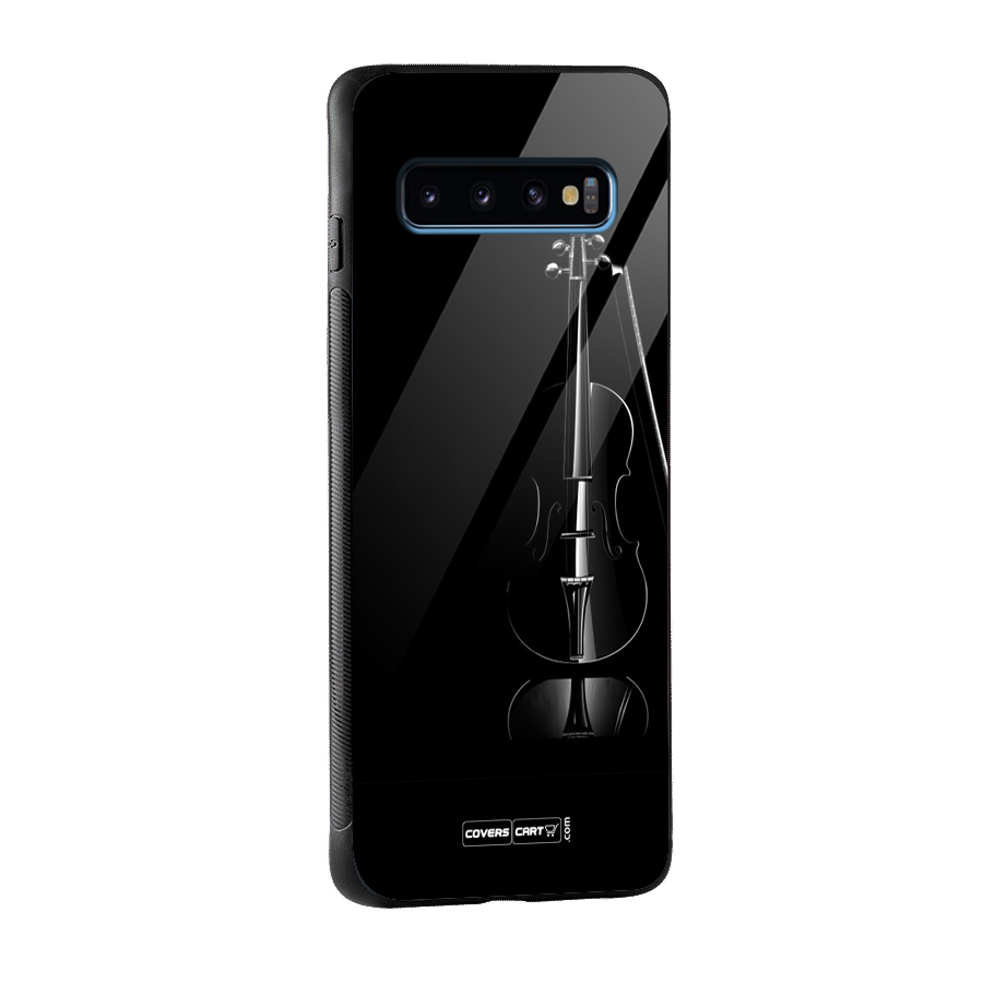 Elegant Violin Glass Back Case for Galaxy S10