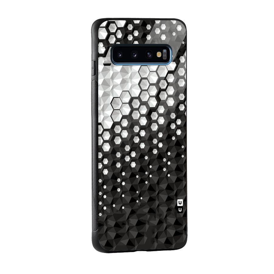 Elite Hexagonal Glass Back Case for Galaxy S10