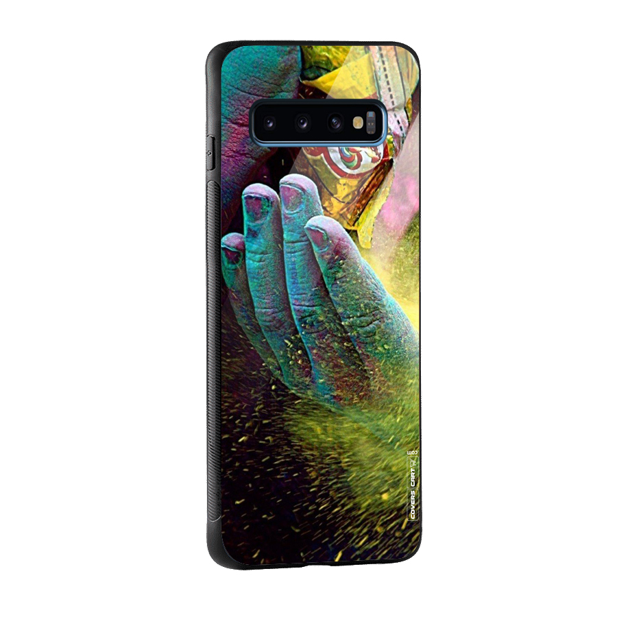 Exotic Colours Glass Back Case for Galaxy S10