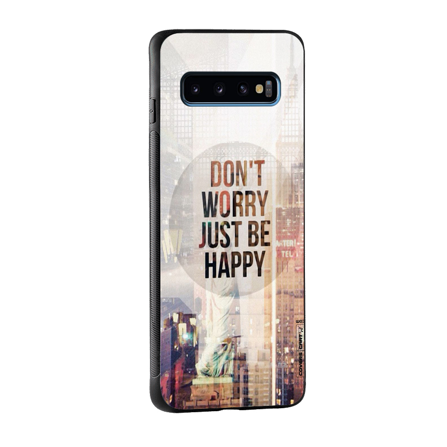 Feel Lively Glass Back Case for Galaxy S10