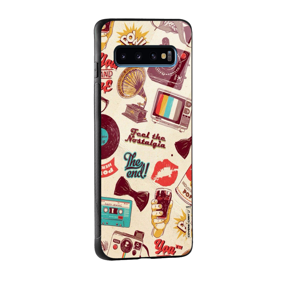 Feel The Nostalgia Glass Back Case for Galaxy S10