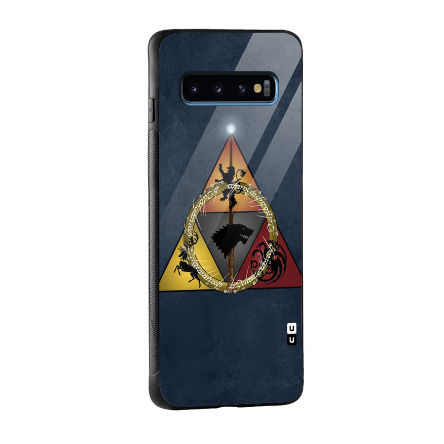 Fight For Crown Glass Back Case for Galaxy S10