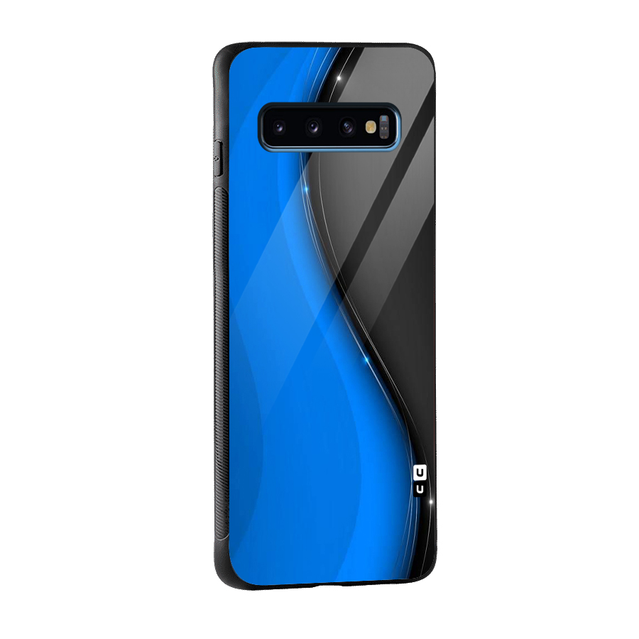 Flowing Colors Glass Back Case for Galaxy S10