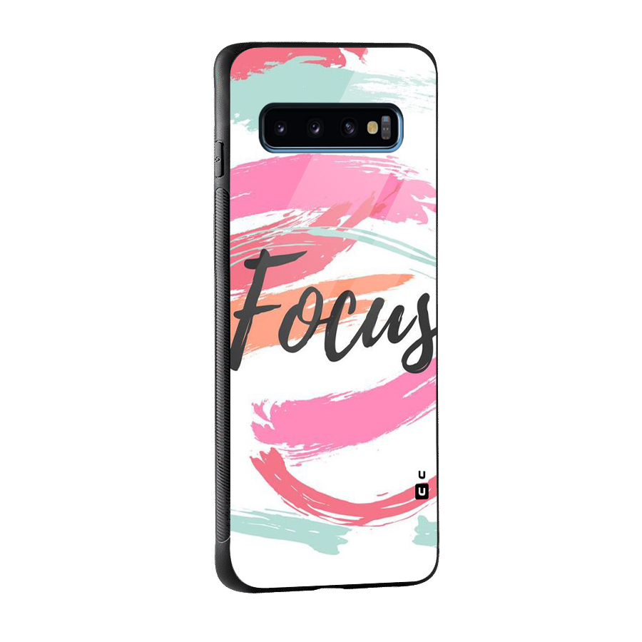 Focus Colours Glass Back Case for Galaxy S10