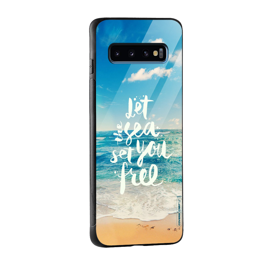 Free Sea Glass Back Case for Galaxy S10