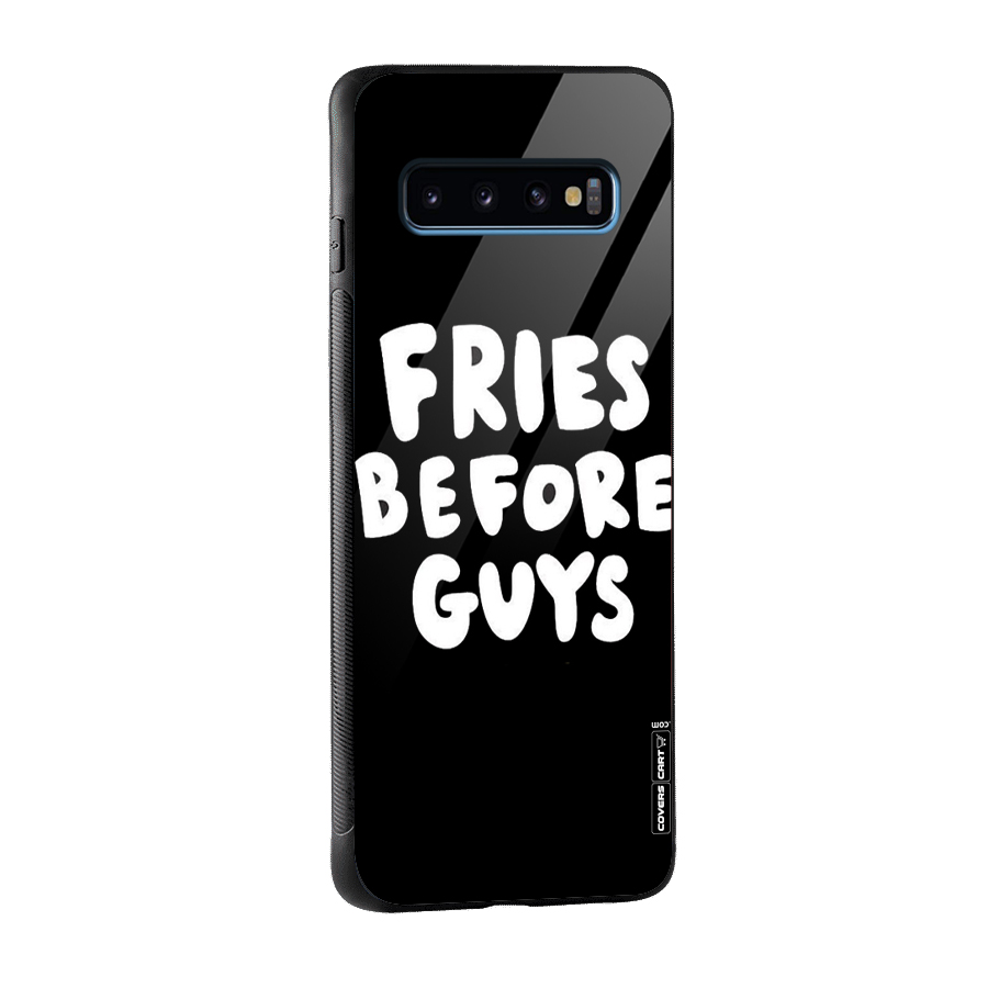 Fries Always Glass Back Case for Galaxy S10