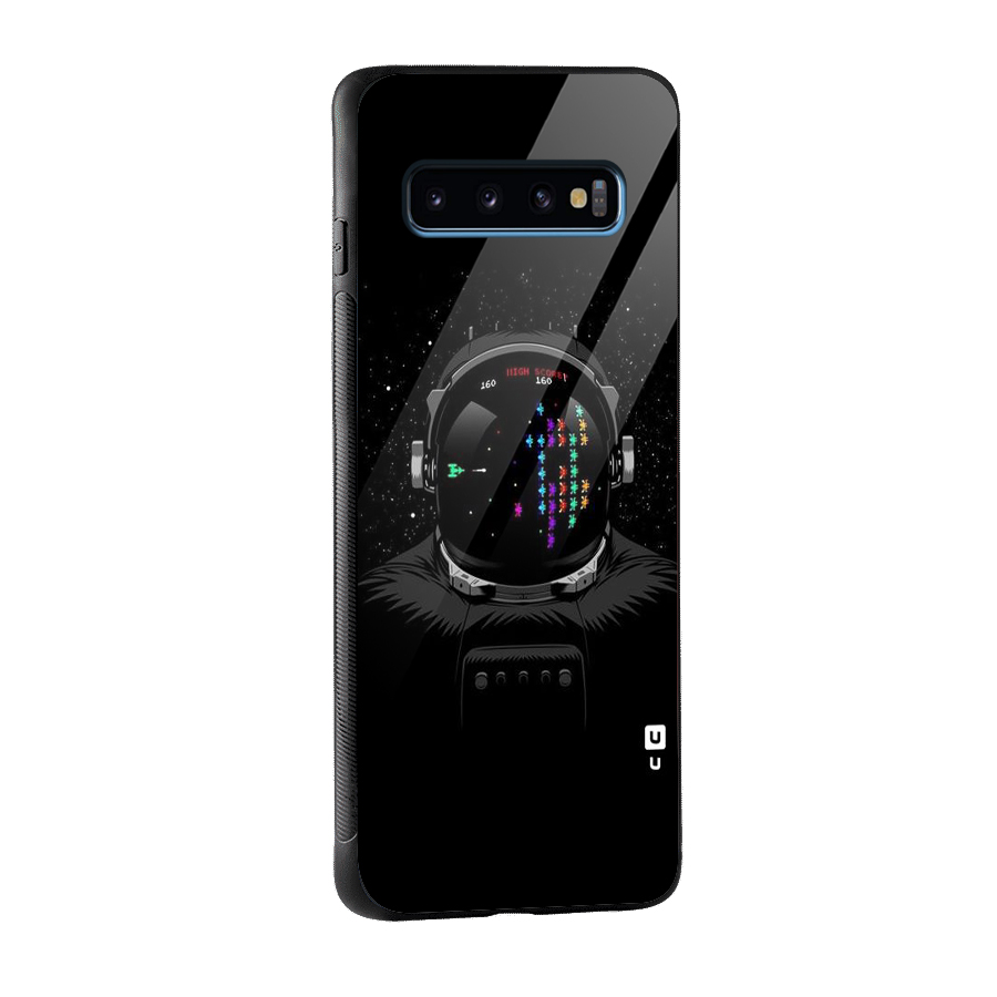 Gamer Head Glass Back Case for Galaxy S10
