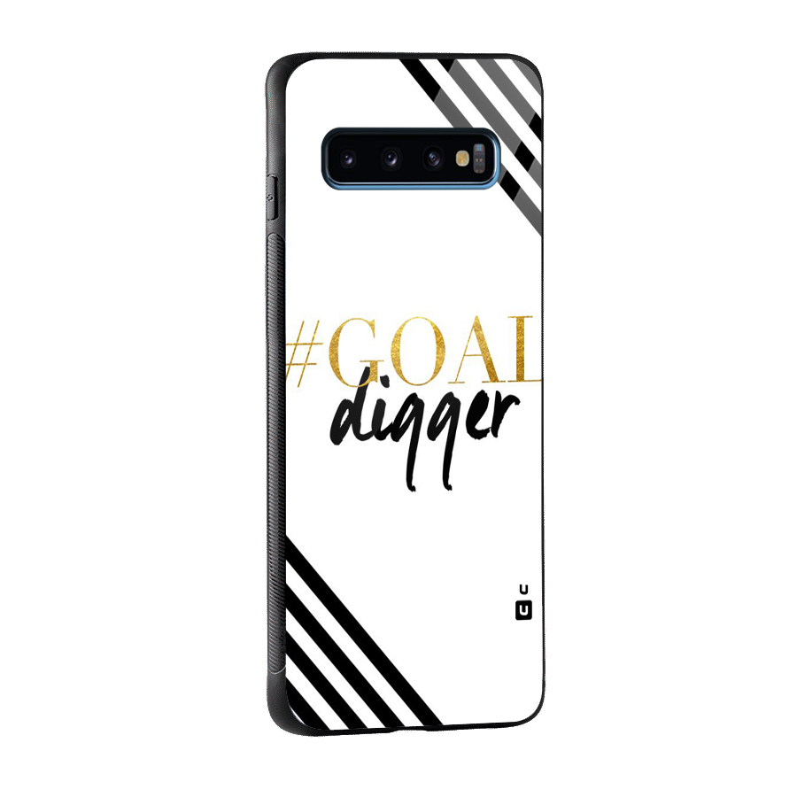 Goal Digger Glass Back Case for Galaxy S10
