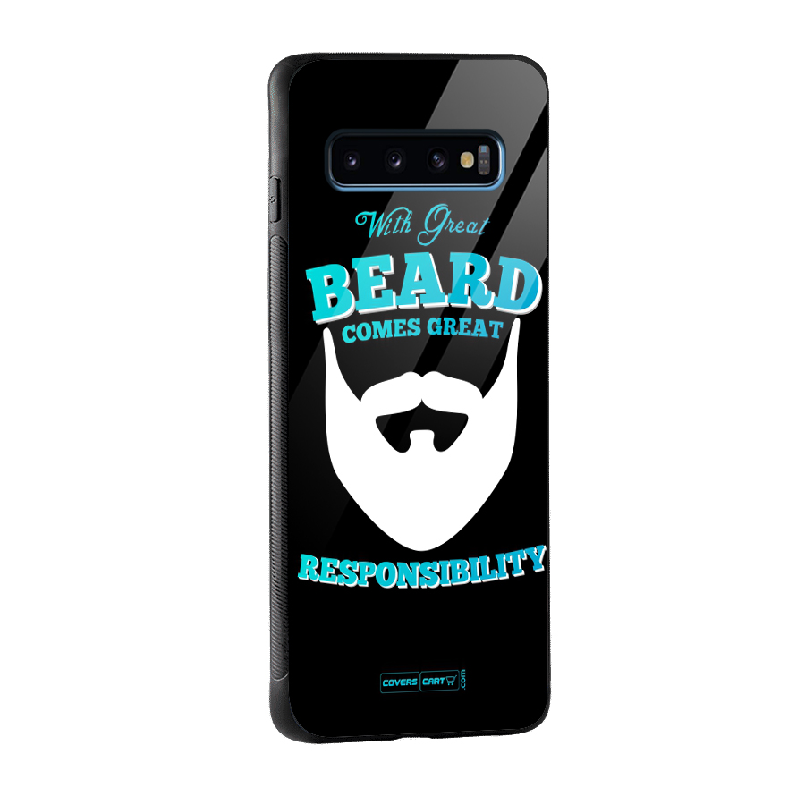 Great Beard Glass Back Case for Galaxy S10