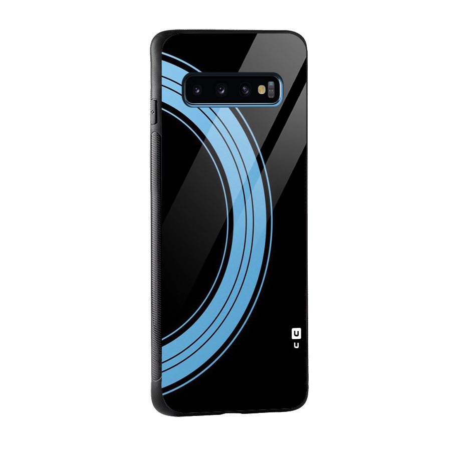 Half Circles Glass Back Case for Galaxy S10