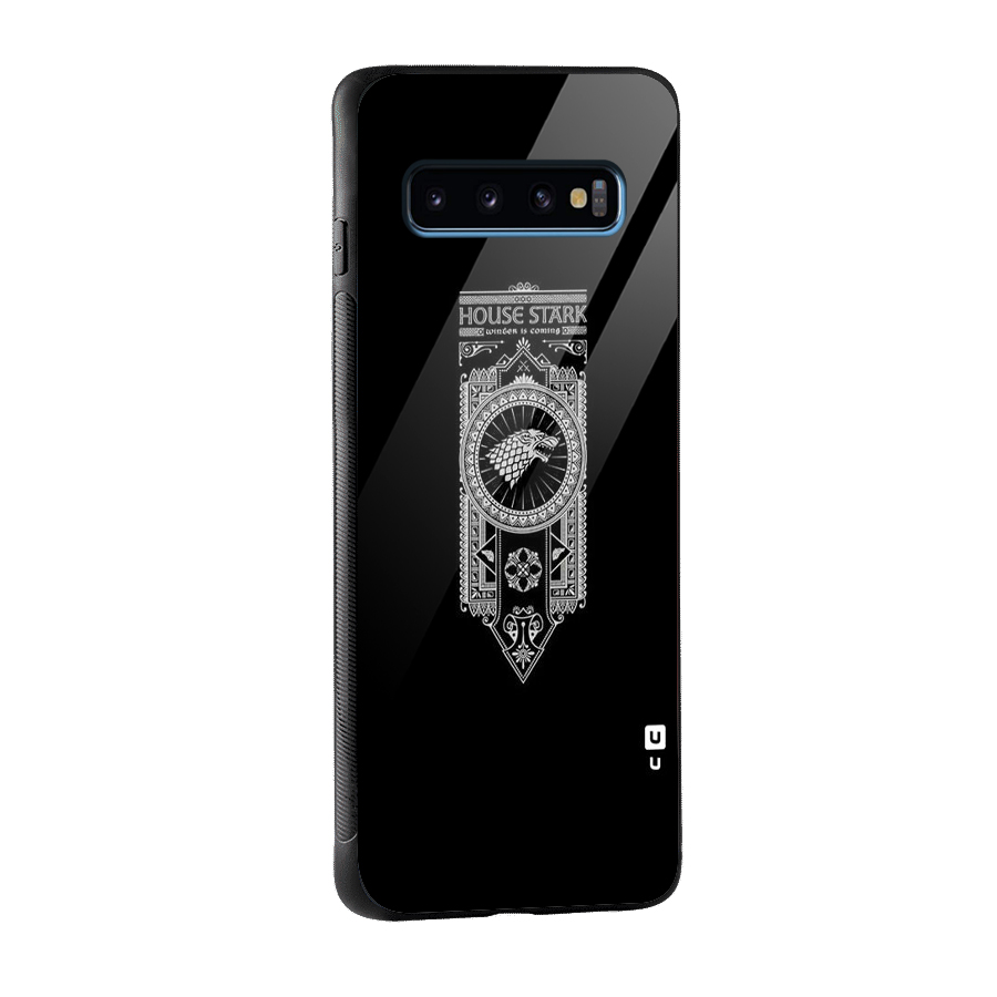 House Banner Glass Back Case for Galaxy S10