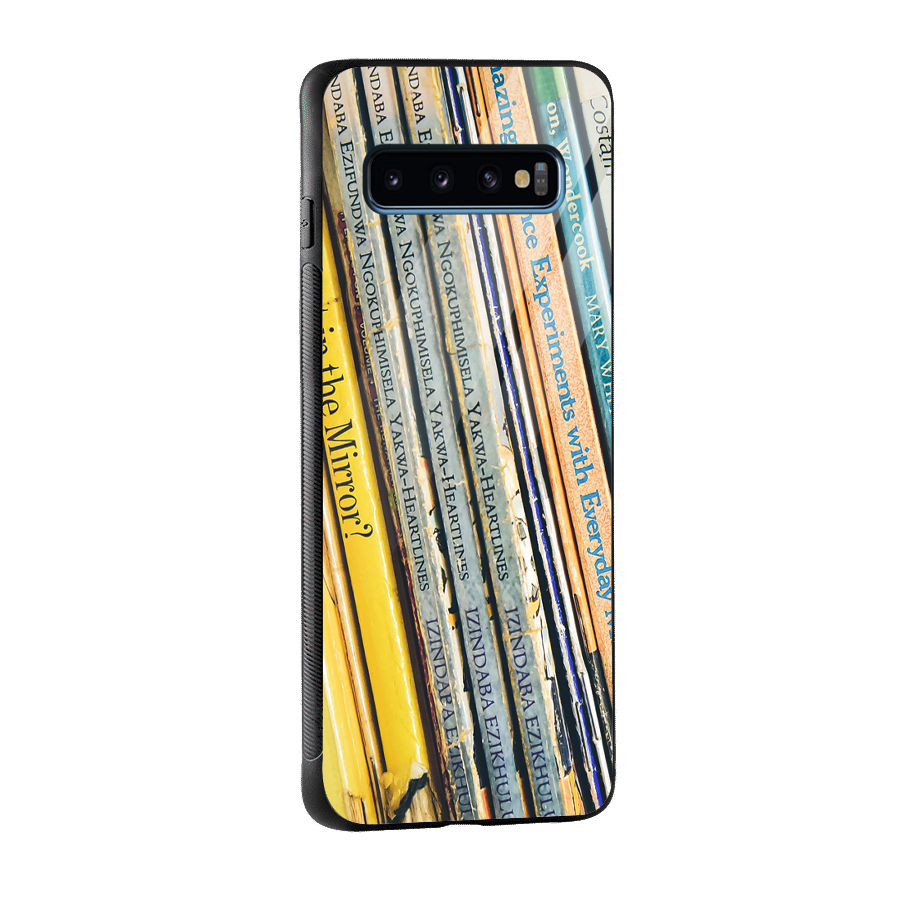 In Love with Books Glass Back Case for Galaxy S10