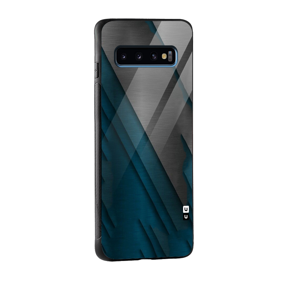 Just Lines Glass Back Case for Galaxy S10