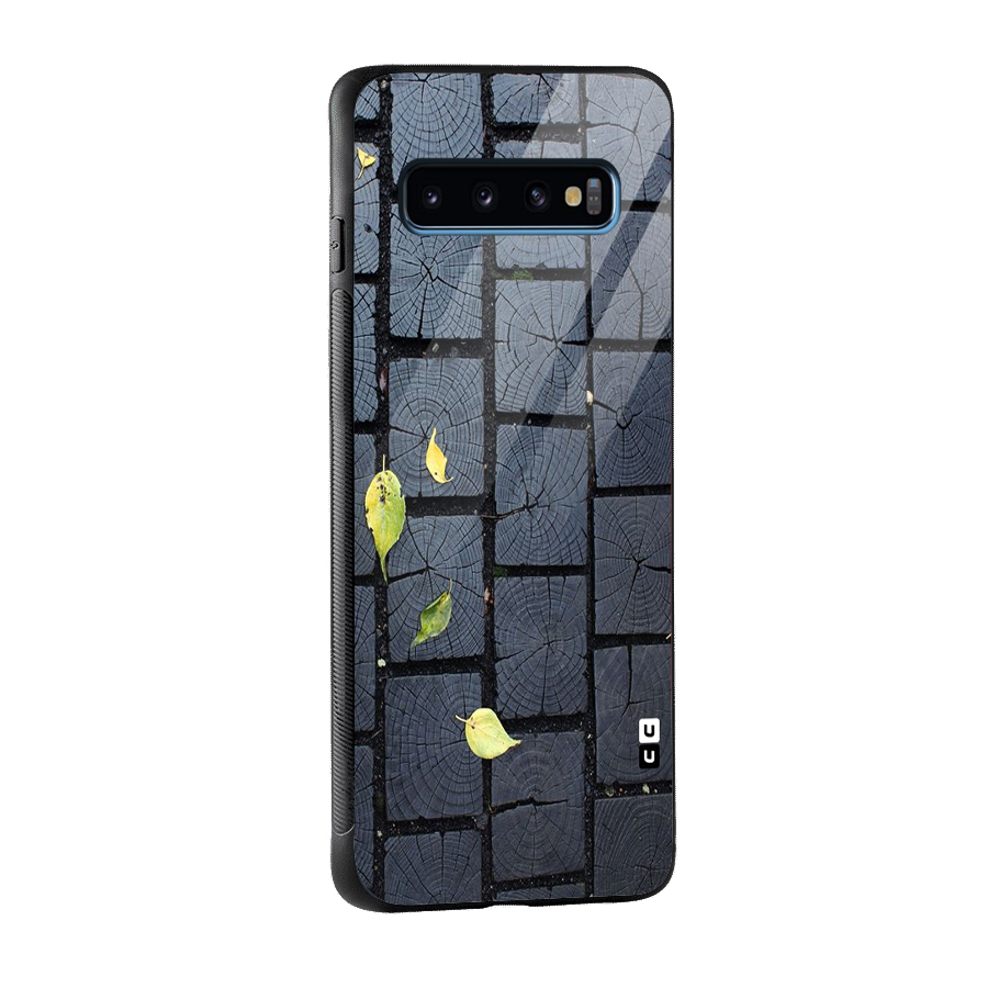 Leaf On Floor Glass Back Case for Galaxy S10
