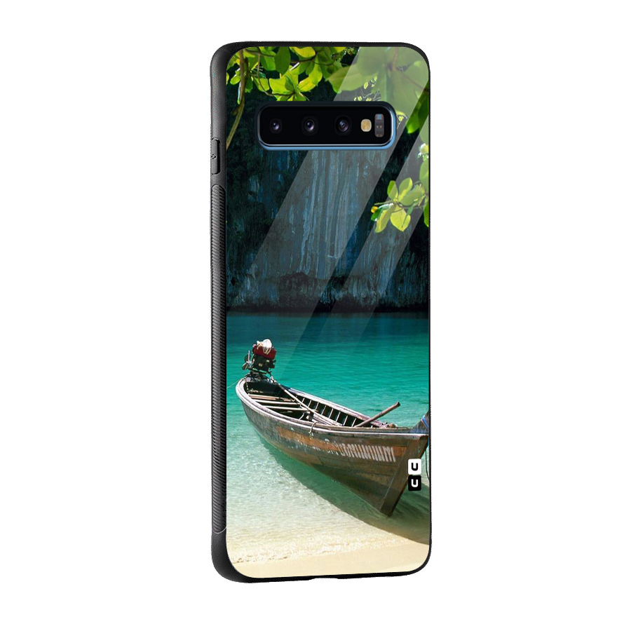 Lets Cross Over Glass Back Case for Galaxy S10
