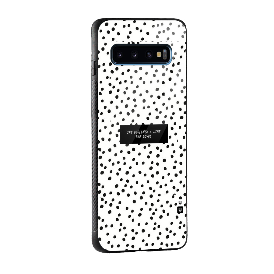 Life Loved Glass Back Case for Galaxy S10