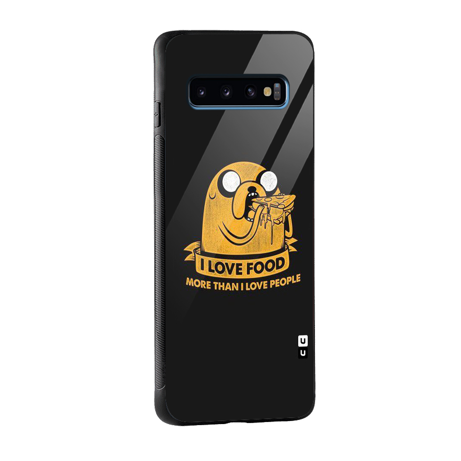 Love Food Glass Back Case for Galaxy S10