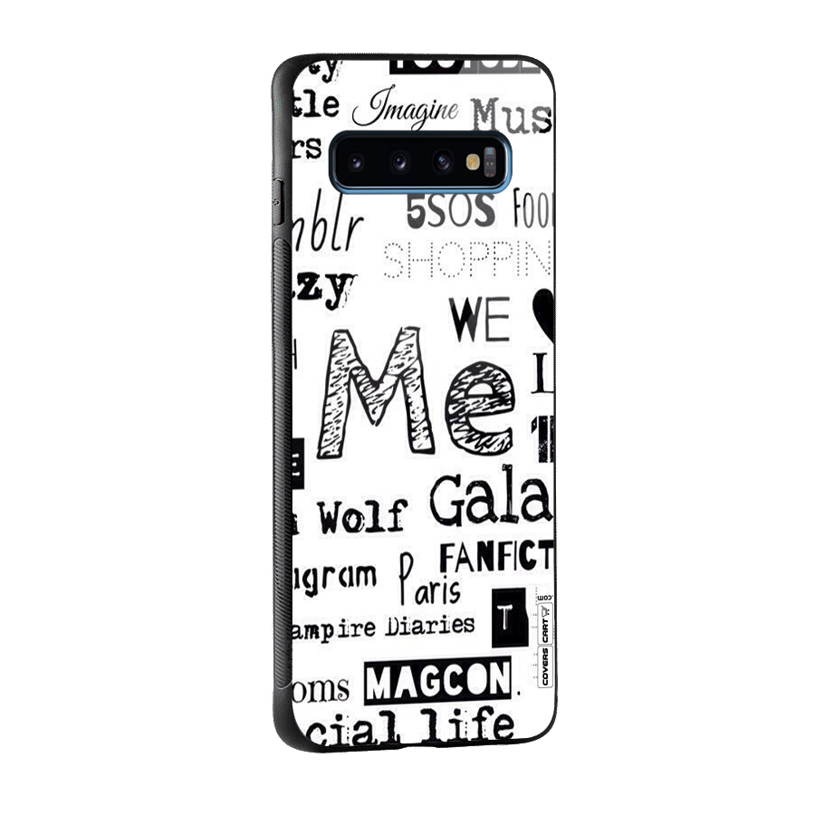 Love Things Glass Back Case for Galaxy S10