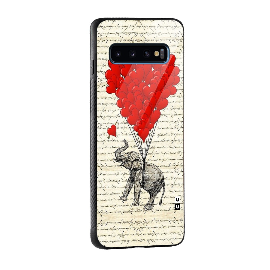 Love Weight Glass Back Case for Galaxy S10