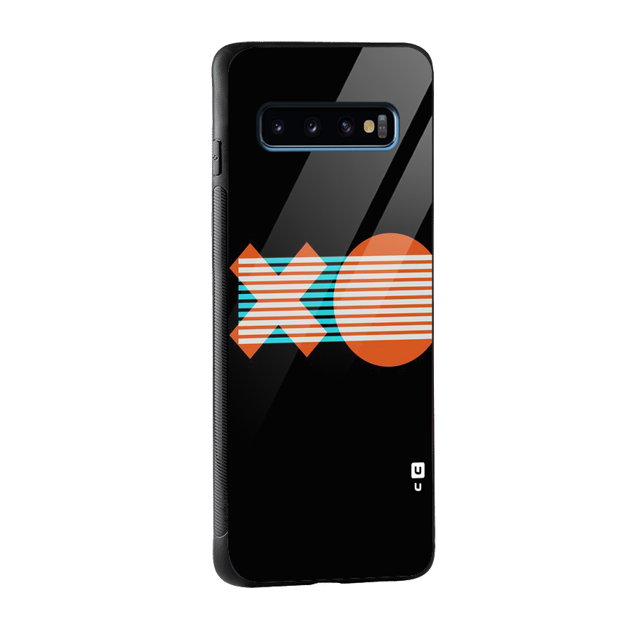 Minimal Art Glass Back Case for Galaxy S10