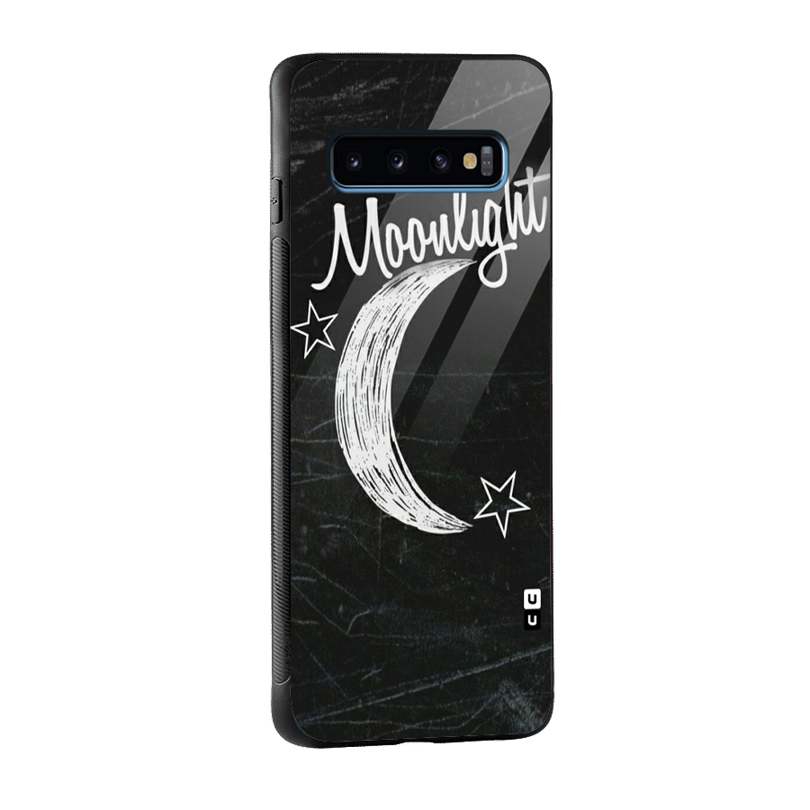 Moon Light Glass Back Case for Galaxy S10