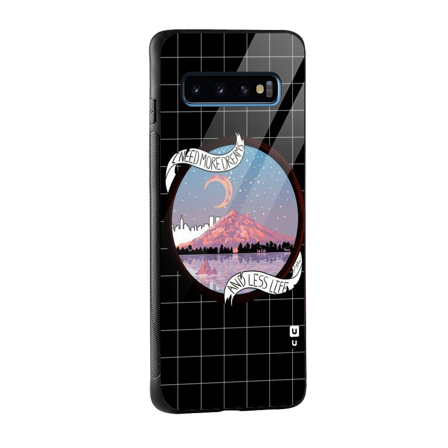 More Dreams Glass Back Case for Galaxy S10