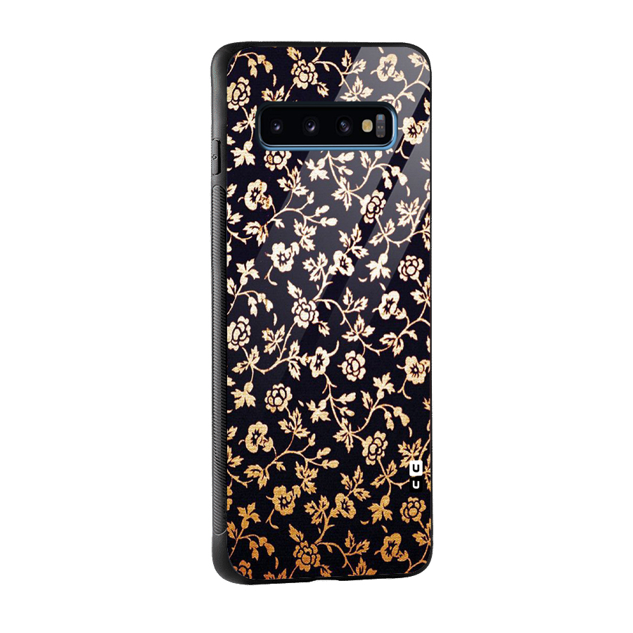 Most Beautiful Floral Glass Back Case for Galaxy S10