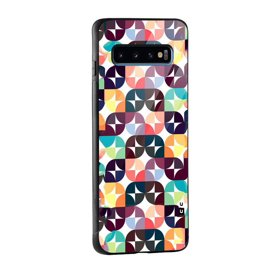 Multicolor Arc Glass Back Case for Galaxy S10