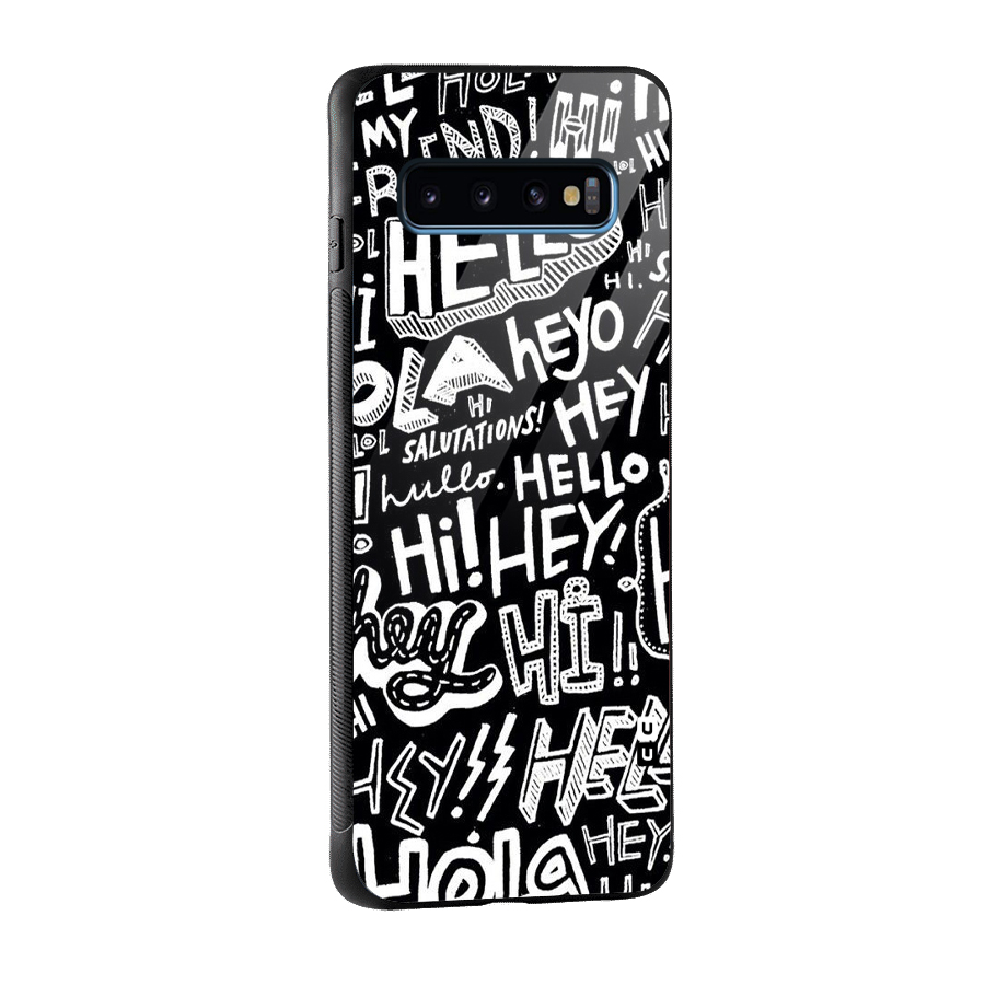 My Friend Glass Back Case for Galaxy S10