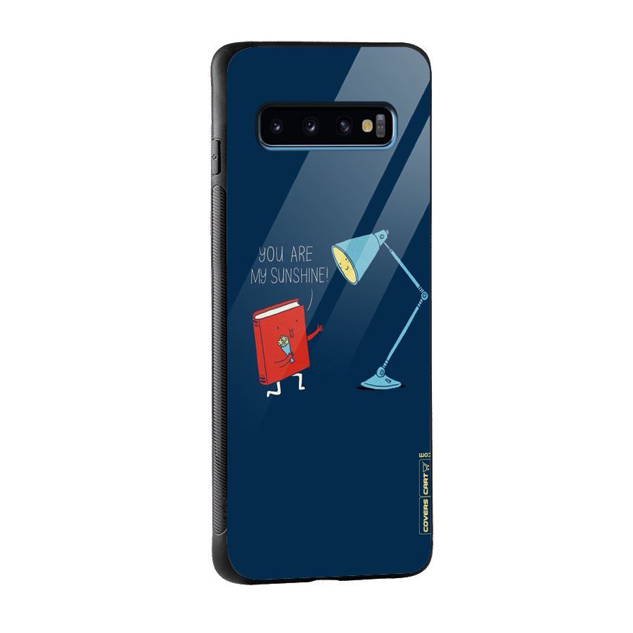 My Sunshine Glass Back Case for Galaxy S10