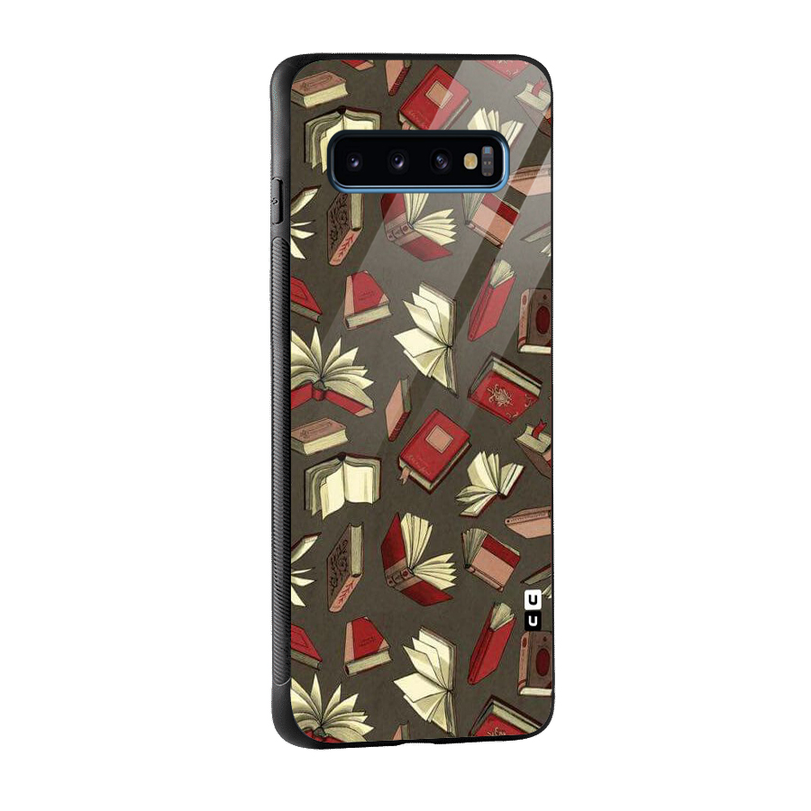 Nerd Head Glass Back Case for Galaxy S10