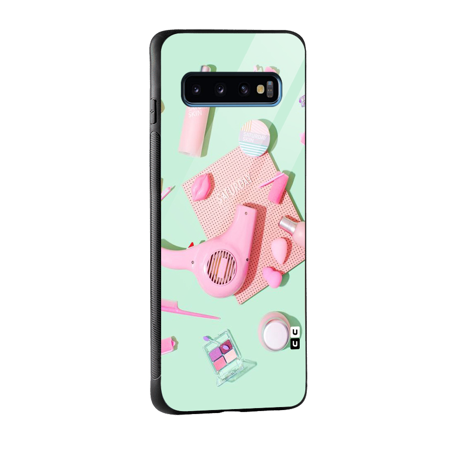 Night Out Slay Glass Back Case for Galaxy S10