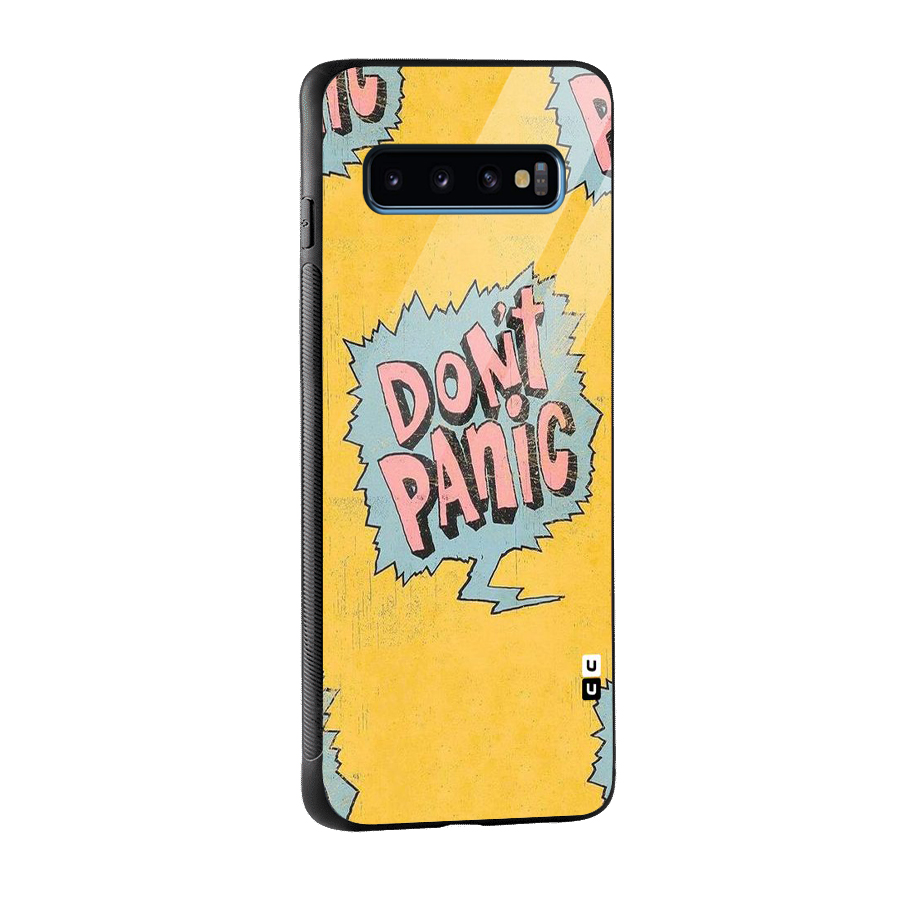 No Panic Glass Back Case for Galaxy S10