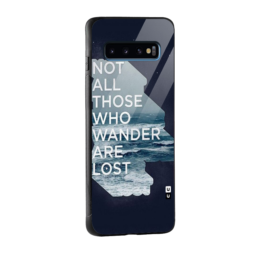 Not Lost Glass Back Case for Galaxy S10