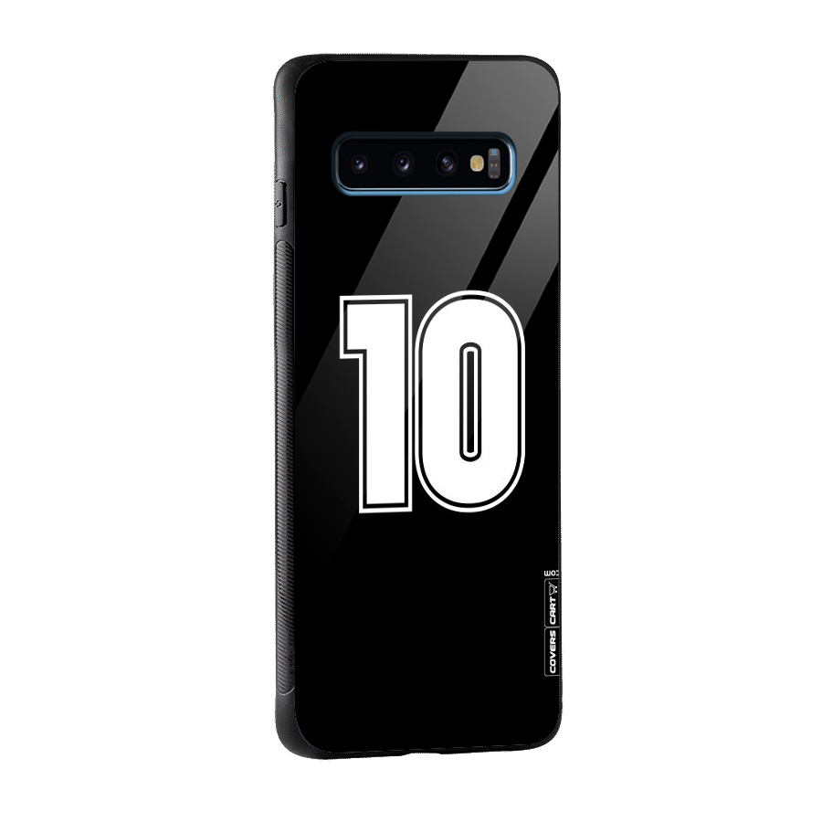 Number 10 Glass Back Case for Galaxy S10